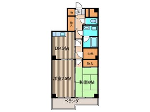 シャトーレ石川の物件間取画像